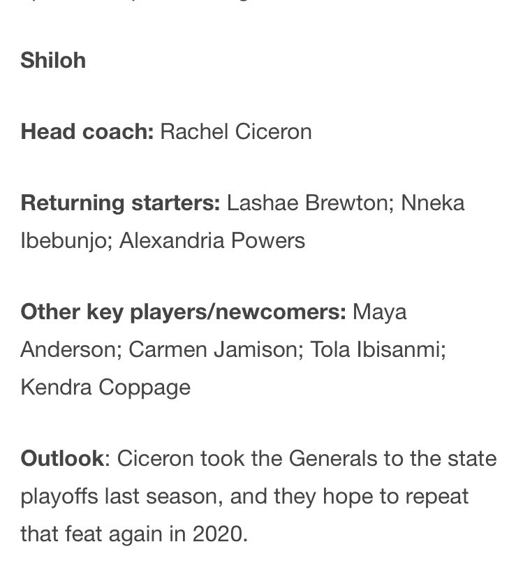 CiceronCoach's tweet photo. 2020 Gwinnett County 🏐previews came out and I’m a upset they didn’t publish what I sent them. Is @GDPsports censoring my words? I’m very serious about changing the Shiloh program. #writethevisionmakeitplain (1st photo, what I sent. 2nd photo what they published) https://t.co/FHvLDHdhHg