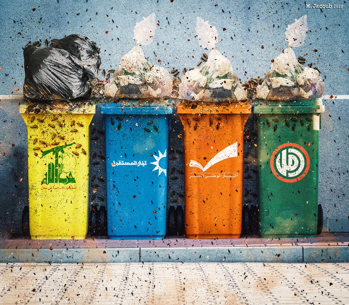 الوضع السياسي في لبنان..
أهم تكتلات القوى السياسية في لبنان..