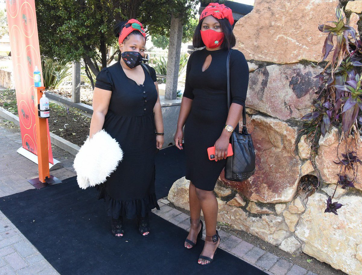 EFFSouthAfrica's tweet photo. EFF Leadership arriving at the Fourways Memorial Park ahead of the EFF Women’s Day Rally that will be addressed by the CIC @Julius_S_Malema #EFFWomensDayRally https://t.co/3ygFZXDn69