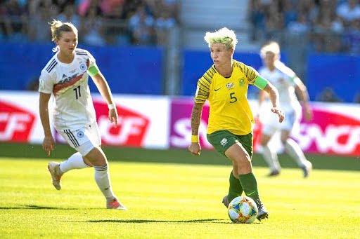 Janine Van Wyk made her Banyana debut in 2005,Since then,In 2016 the Banyana captain and defender became the first South African (Male or Female) to make 150 caps for our national team,She is also part of the group who've signed for clubs in europe (Glasgow City).