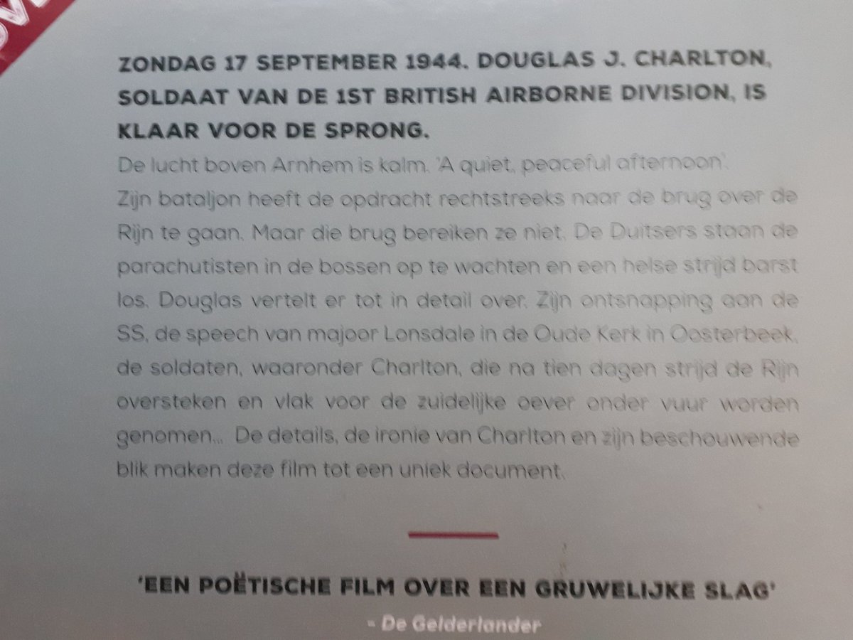 This eyewitness account by private Charlton of what happened in '44 around Oosterbeek church is nailing it. When you visit us, make sure to buy it, e.g. in Arnhem Eusebius church (visited last year by HRH Prince Charles, who financially supports its restoration).  #marketgarden75