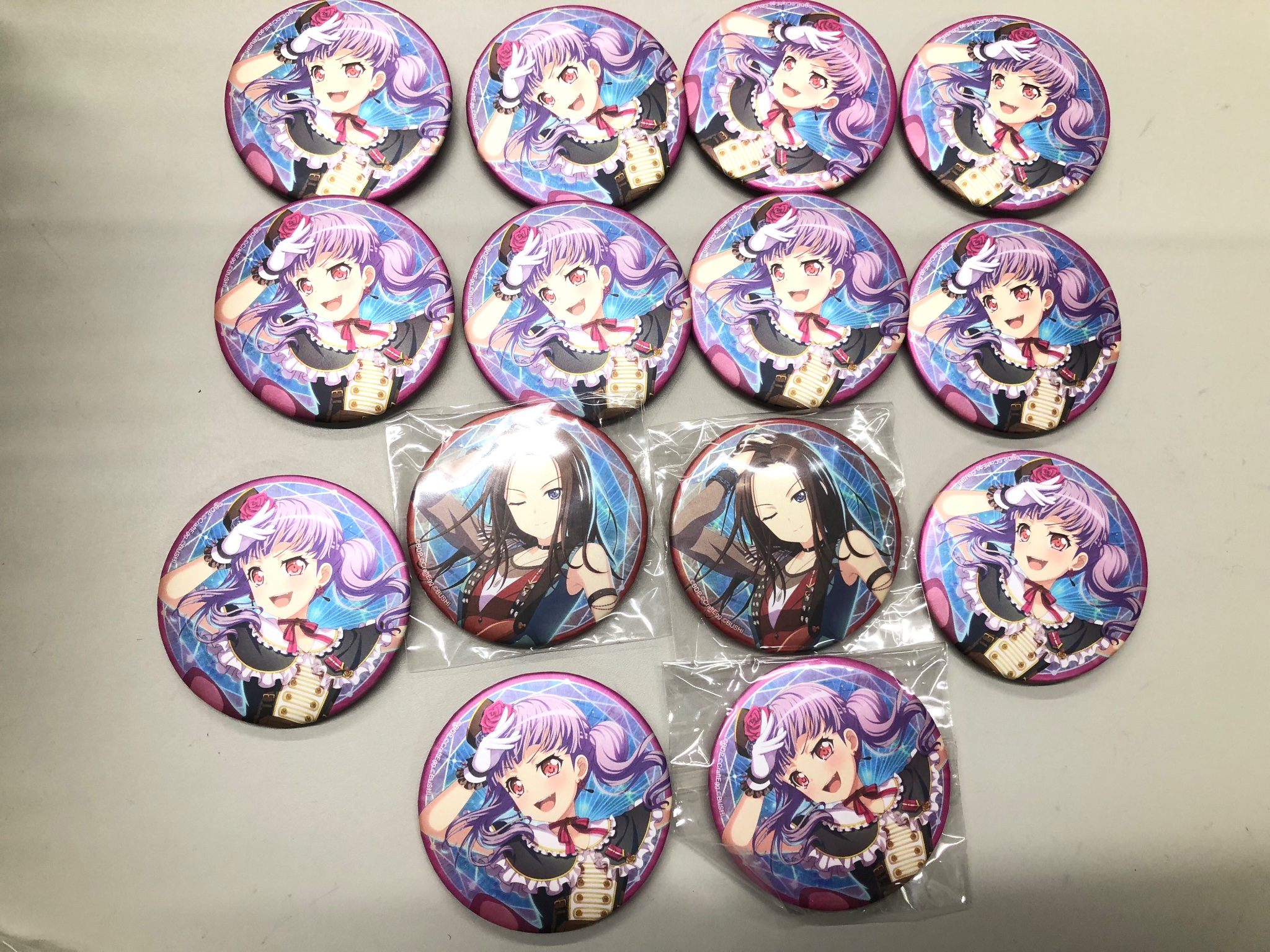 ガルパ☆ピコ ふぃーばー！ 缶バッジ 美竹蘭