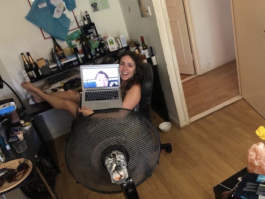 The New Sh!t Normal.This is what rehearsals look like now. #WIP tonight 7.30pm, free tickets via <a href="/AtticArtsClub/">Attic Arts Club Online 2020</a>