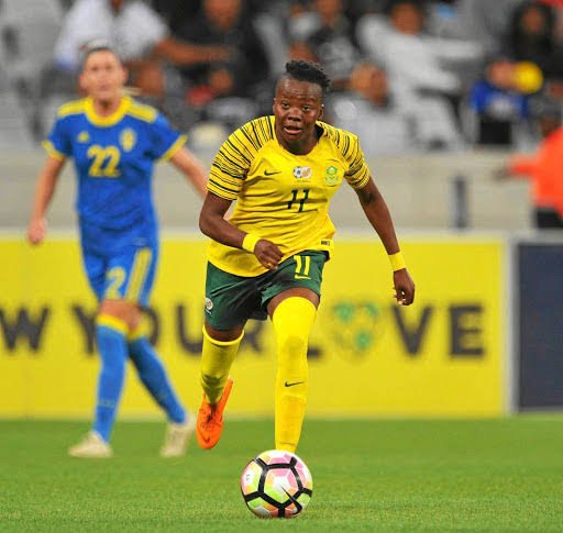 Thembi Kgaltlana by far the most exciting Banyana Banyana footballer we've seen in a long time.First Banyana player to score at a women's world cup.2018 CAF Women's Player Of The Year,WAFCON Best Player,Cyprus Cup Best Player.She now plays for La Liga team Eibar.