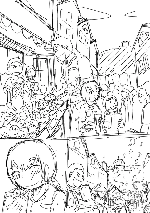 つじつま合わせなんか後だって描いていってる時が一番楽しい。どう形にしていこうか…?ってなるけど 
