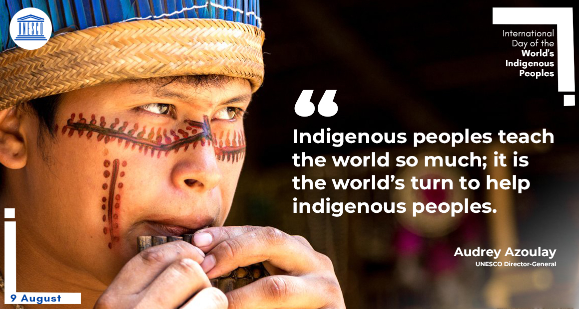 As we fight against #COVID19, it is more important than ever to safeguard #IndigenousPeoples &amp; their knowledge.

They can teach us much about how to rebalance our relationship with nature &amp; reduce the risk of future pandemics.

on.unesco.org/indigenous #WeAreIndigenous