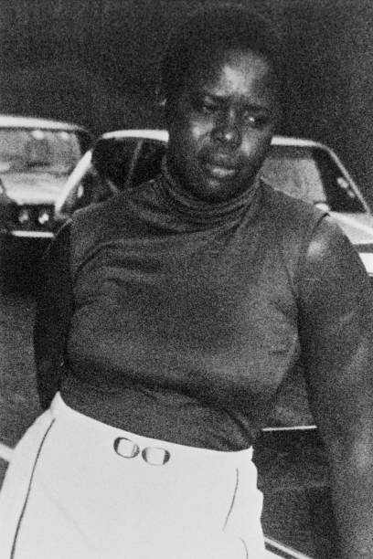 This is not chronological so I'm going to jump to 1984. This is Theresa Ramashola the first woman sentenced to death after the murder of Sharpevill mayor Jacob Dlamini. The PAC Women's league was formed in 1986 to campaign among other things for her release.