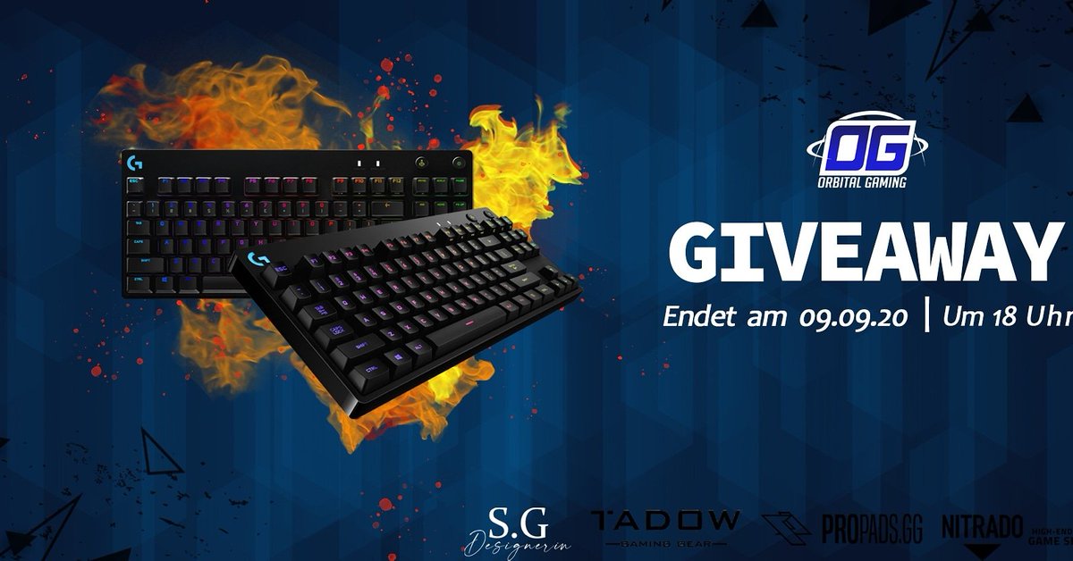 #Giveaway!  👑
Halfway through the #ALR6 we are giving away a #Logitech G Pro X keyboard 🎉

Conditions:
- Like <a href="/OGeSportgg/">Orbital Gaming</a>
- Like This post
- Retweted this post 
- Tag 3 friends

Good luck

#OGArmy
#StayBlue pic.x.com/tZ8Cz1dtbk