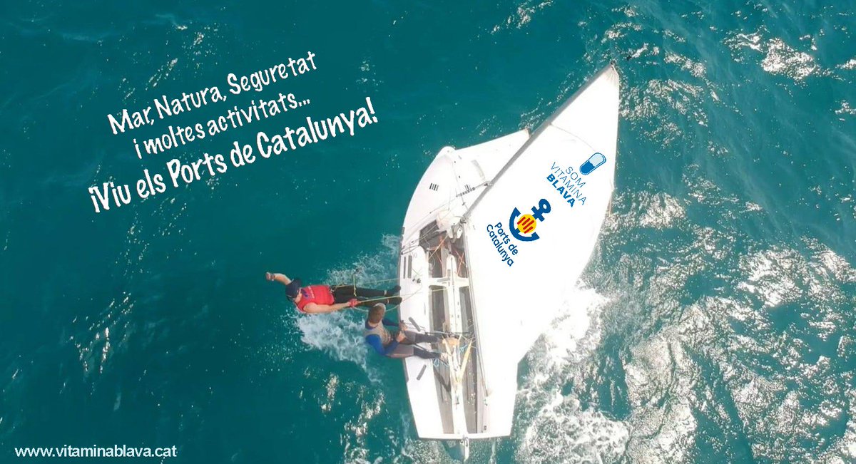Viu els Ports de Catalunya, hi trobaràs una amplia oferta d'activitats a l'aire lliure en plena natura i amb les corresponents mesures de seguretat vitaminablava.cat #portsdecatalunya #VitaminaBlava #mar #Catalunya #nautica