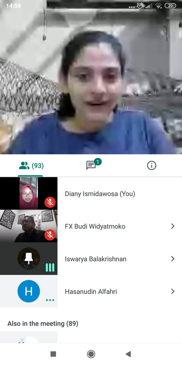 dychan8's tweet photo. Cool virtual meet up in "Entrepreneurship with Google Product" In the university UNIDA with awesome speakers pak @BudiFXW & teh @detrisa and guest speaker @eyebetalks 🎉🎉 #GoogleCrowdsource #CrowdsourcebyGoogle
#CrowdsourceIndonesia https://t.co/uMHncNf4OE