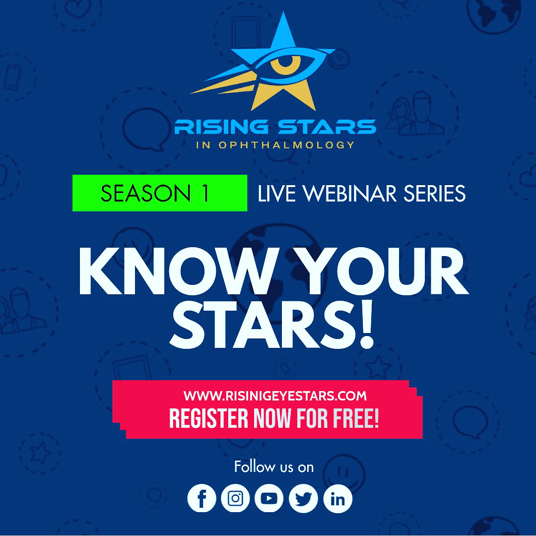 Join us for the exciting FIRST of  9 episodes, kicking off Tuesday, August 18th at 9:30 PM EST with Rising Star Cristos Ifantides, MD! Register for FREE at RisingEyeStars.com <a href="/wtrattler/">William Trattler, MD</a> <a href="/jenniferlohmd/">Jennifer Loh</a> @ash_agarwaleye <a href="/ZeptoCataracts/">ZEPTO® Precision Cataract Surgery</a> <a href="/sherirowenmd/">Sheri Rowen, MD</a> <a href="/DrVanceThompson/">Vance Thompson</a> @cataractMD