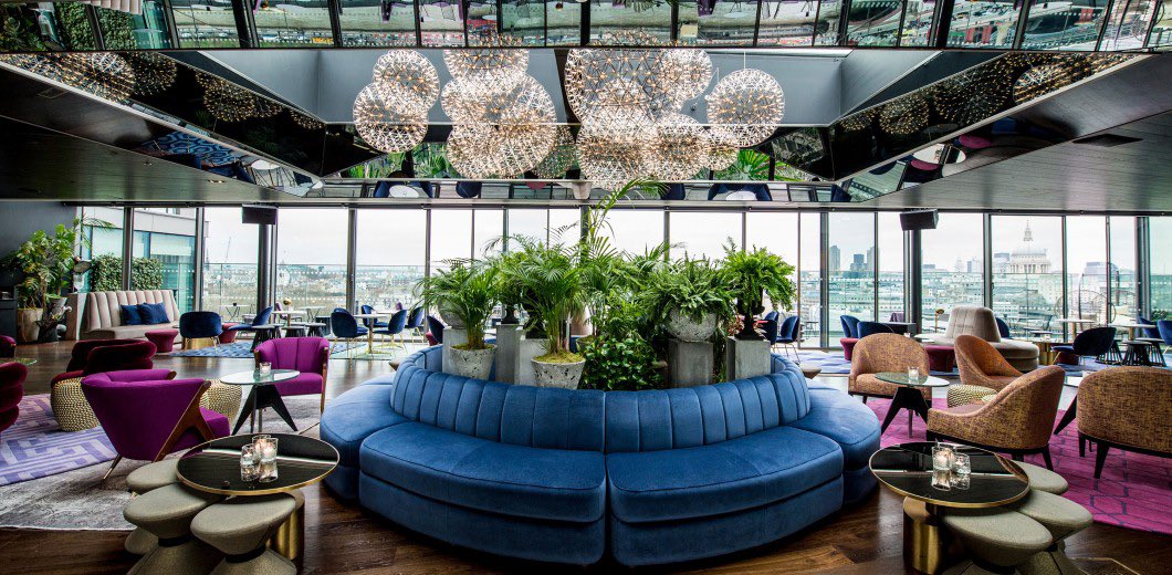 As well as their well known brunch, Sea containers has a cute bar with an amazing view