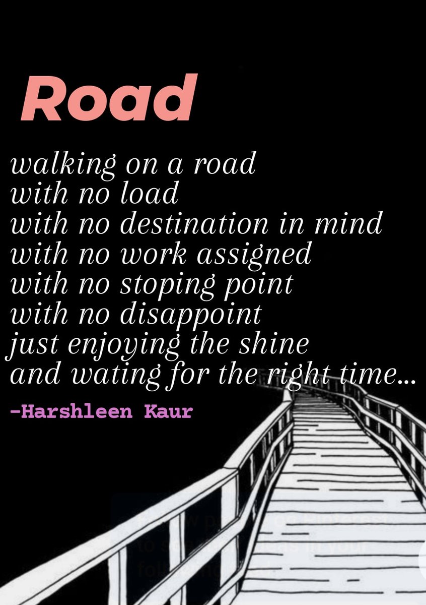 itsHarshleen's tweet photo. Road
#itsharhleen #KHAYAL #roadoflife #poem #sundayvibes #worldfromotherside #life #roadhead https://t.co/gnbyVKHzk6