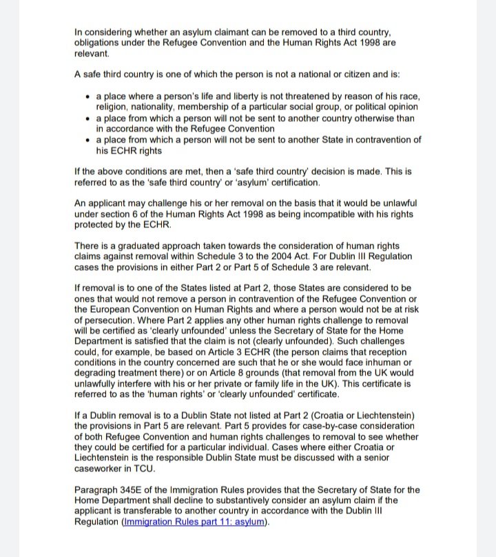 In effect the legitimacy of the rhetoric and policy deployed by the UK government will fall apart once agreements with the rest of the EU system fall away handling the status and application procedures of potential asylum seekers