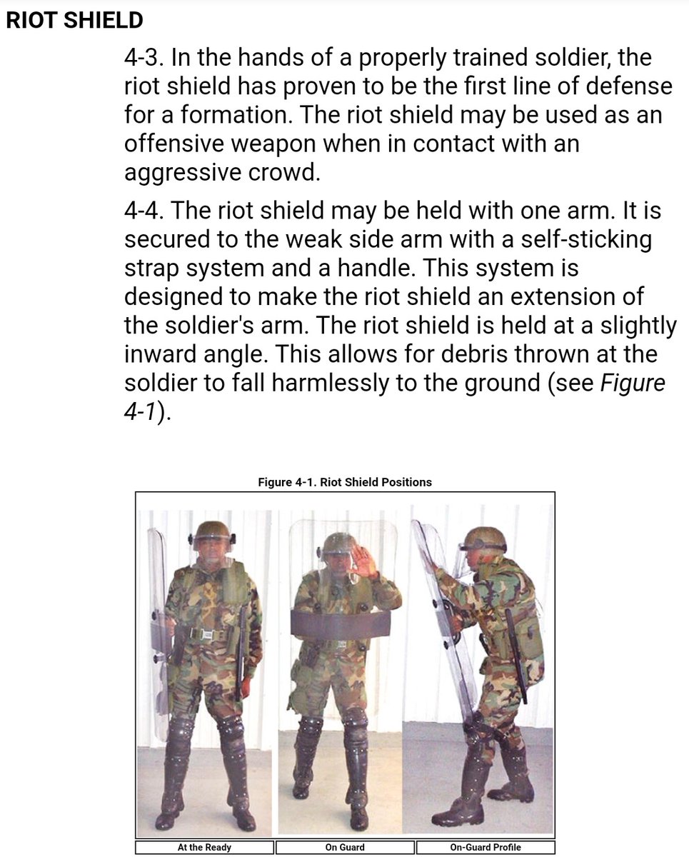 Remember, they have a disadvantage in terms of speed. Riot gear is heavy, and shields are held with weaker arm. The best way is to get the riot group to disperse, and disarm them one by one. Via: (more in-depth, check it out)  https://www.waybuilder.net/free-ed/Resources/PubServ/CivilControl/CivilDisturb02.asp?iNum=4