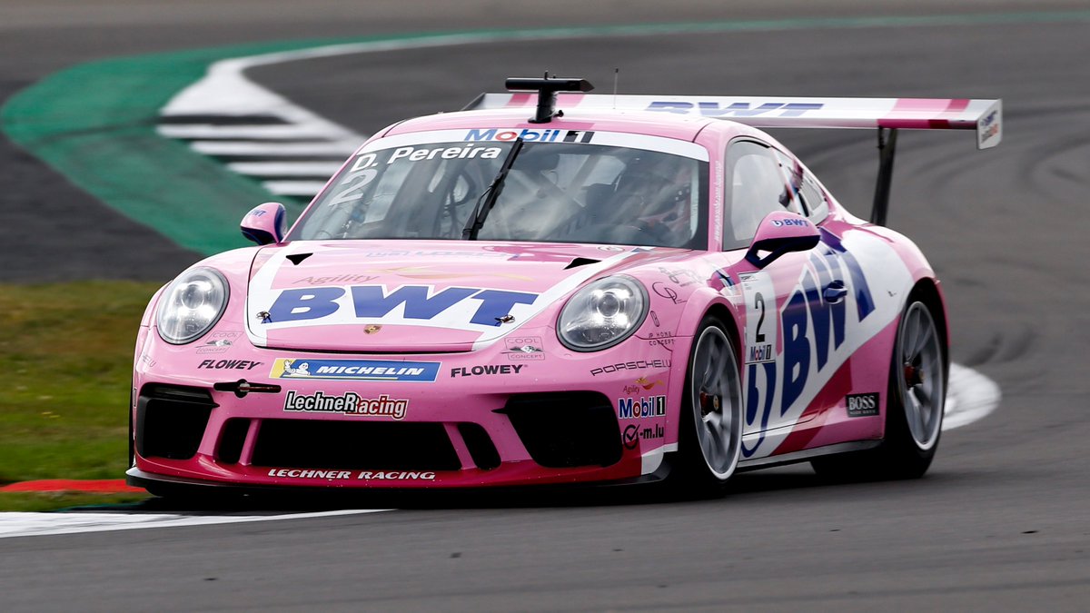 PorscheSupercup's tweet photo. #PorscheMobil1Supercup - #Porsche junior @AyhancanGuven crosses the finish line @SilverstoneUK  first after close fighting with his championship rivals @LarrytenVoorde and @DylanPereiraLu https://t.co/wsVedMqkVD