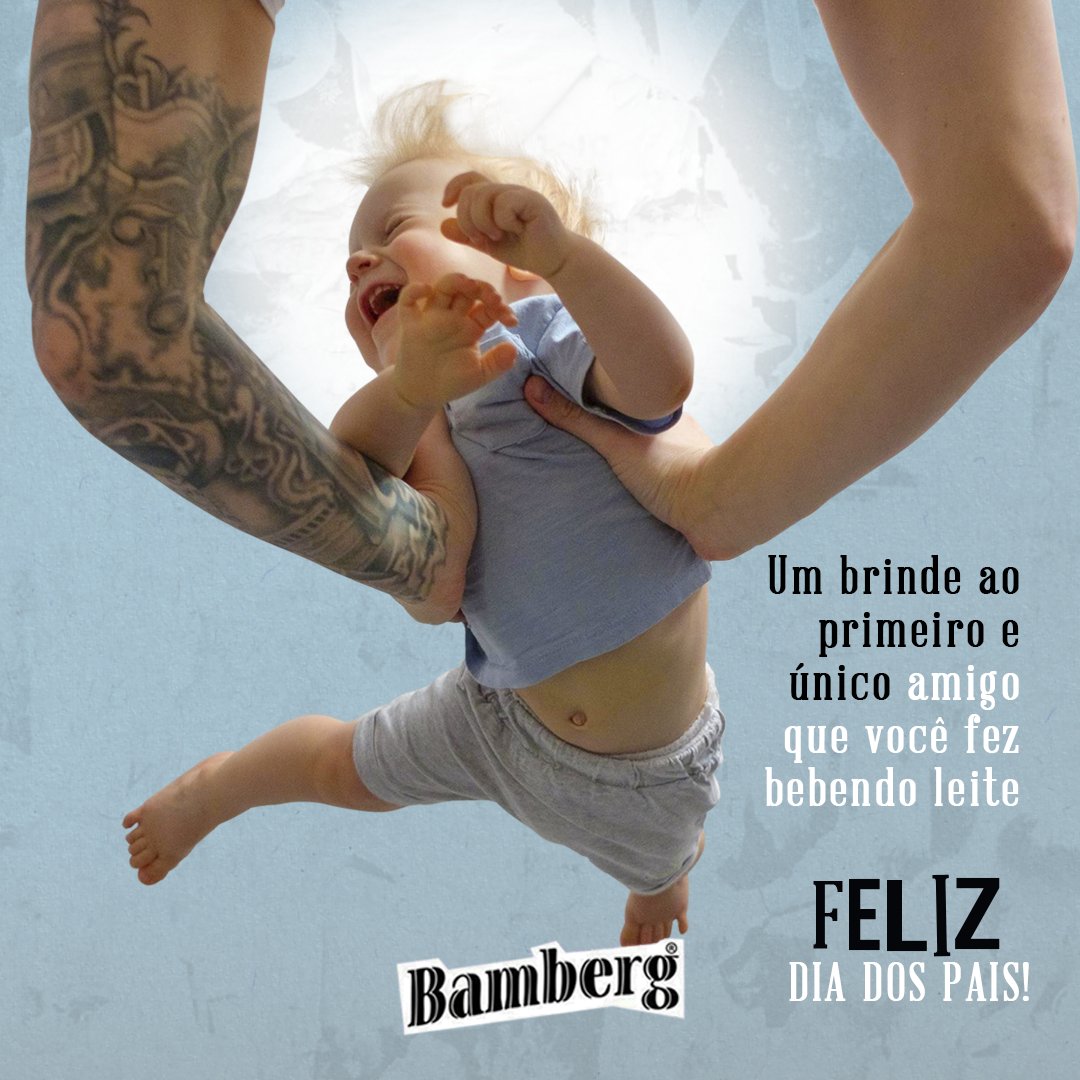 Hoje é dia do melhor parceiro de todos os momentos. Aquele que te ensinou a vencer os maiores desafios, do primeiro passo ao primeiro pé na bunda. 
Aproveite esse dia ao lado do seu velho e brindem a alegria que é ter um amigo pra vida toda! 
#FelizDiadosPais