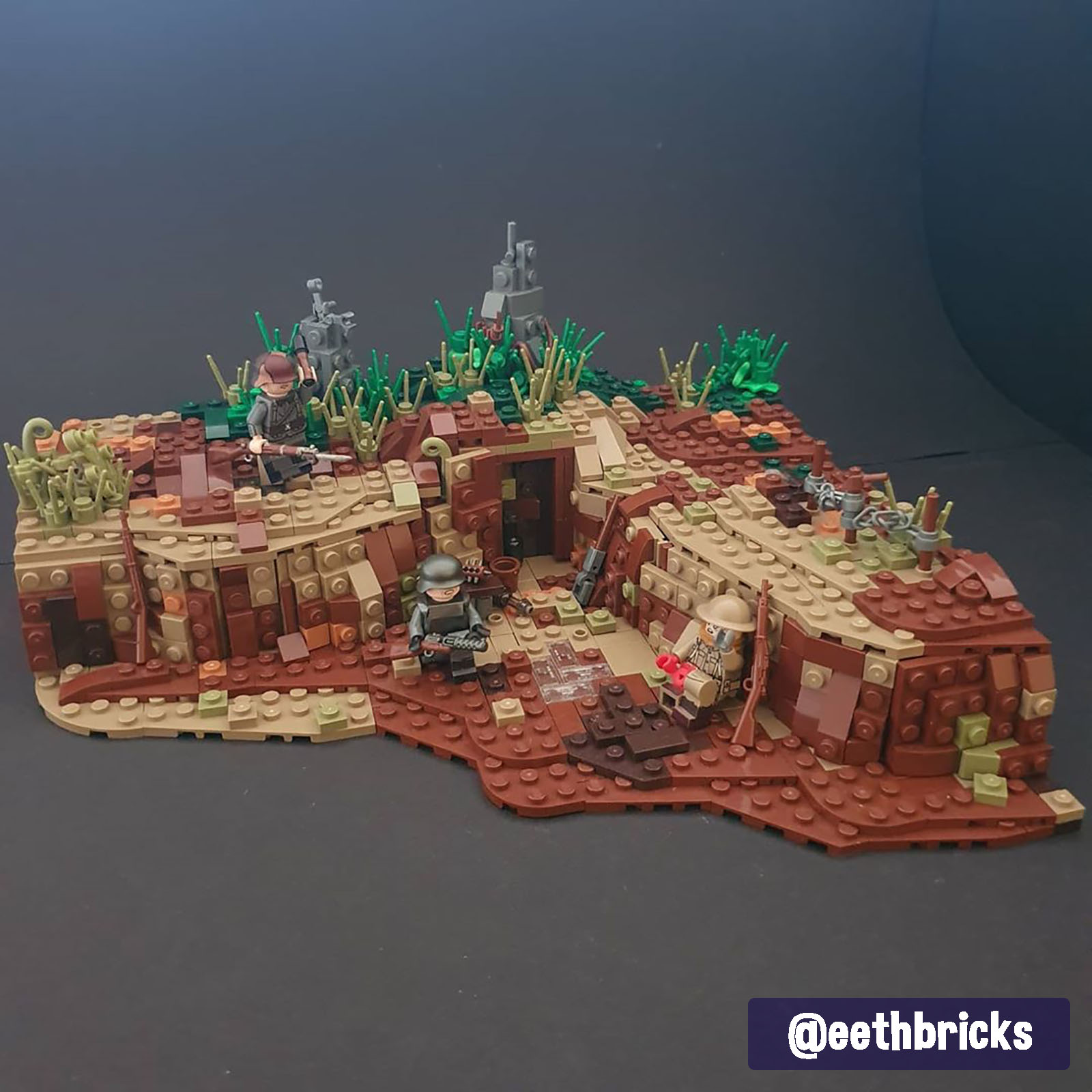 Lego ww1 trench cheap for sale