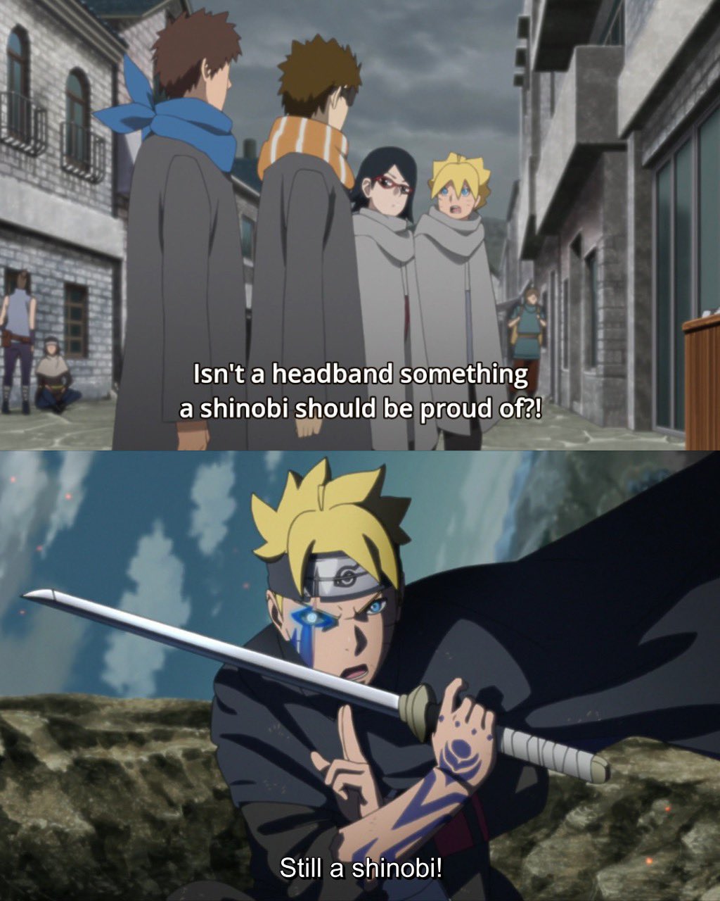 For those complaining about quality, here's a Crunchyroll pic of last week  and this week Boruto and One Piece episodes. Even though I'm partial to the  latter, I say Boruto animation was