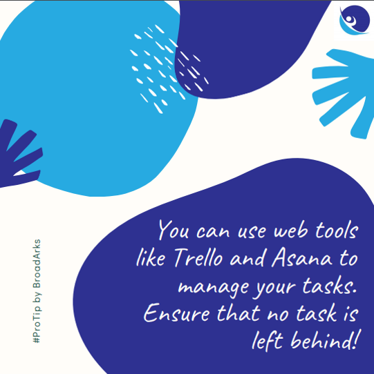 BroadarksTech's tweet photo. Managing tasks is really simple! Use web tools to effectively manage and organize work..check this
#OrganizeToWin #FirstJobbers #Project #Productivity https://t.co/4jsLZ5EiSO