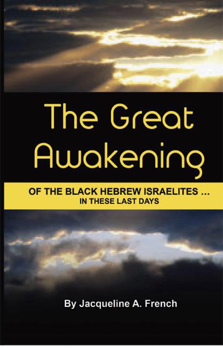 #mentalstretchchallenge #brainpowerchallenge

August 2020: 

Week 33:  09/08 - 16/09

Book Title: The Great Awakening of the Black Hebrew Israelites ... 

Authors: Jacqueline A. French

Genre: History