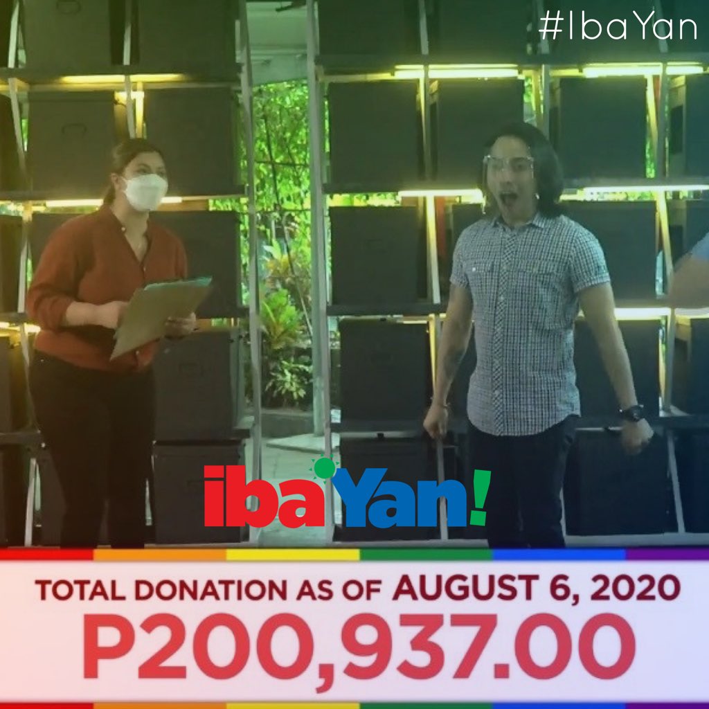 Maraming Salamat mga Kapamilya! Dahil sa inyo nakalikom tayo ng Php 200,937.00 upang makatulong sa ating mga Kapamilyang Drag Queens at kanilang mga kasamahan na lubos na naapektuhan ng pandemya. #IbaYan