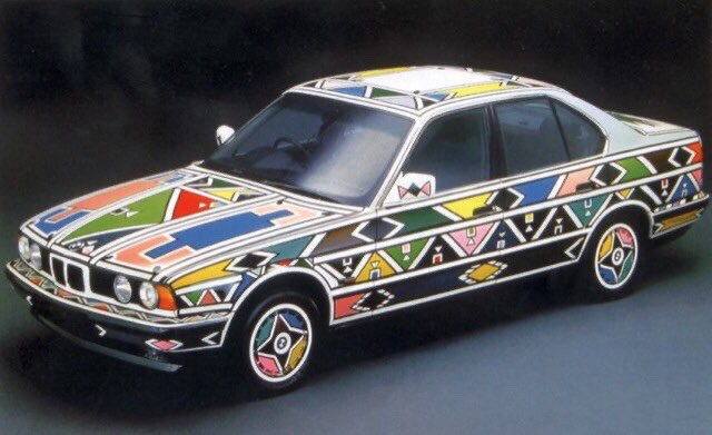 BMW Art Car, 1991, by Esther Mahlangu