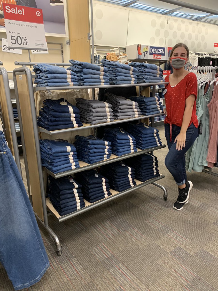 BOGO 50% women’s jeans! Style Consultant Joslyn (modeling our Universal Threads high rise skinny) is ready to help you find your perfect PAIRS at Target Bradenton 👖👖💁🏼‍♀️<a href="/ParkerTGT/">Parker</a> <a href="/WallenThea/">Thea Wallen</a> <a href="/Leah_Jordan1/">Leah Jordan</a>