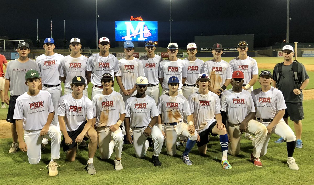 PrepBaseballMS's tweet photo. Congrats to the South as they take the 2020/2021 game 9-6 at our North Vs South “Showdown at Trustmark”. Nicholson Vance is your MVP of the game! Nice job guys! Game highlights coming ! #BeSeen 👀 @mbraves @nicholsonvance6 https://t.co/ySDLvSehBv