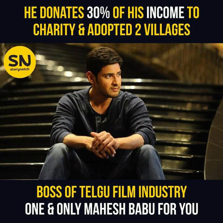 Shyam_n17's tweet photo. 👌⭐Mahesh Babu is one of the wealthiest stars in India, making money by acting, producing films and endorsing major brands. The actor is regularly ranked in lists of the richest stars, but actually donates a large portion of his income to charitable causes😍🤗
#HBDMaheshBabu https://t.co/yGMypVGZTA