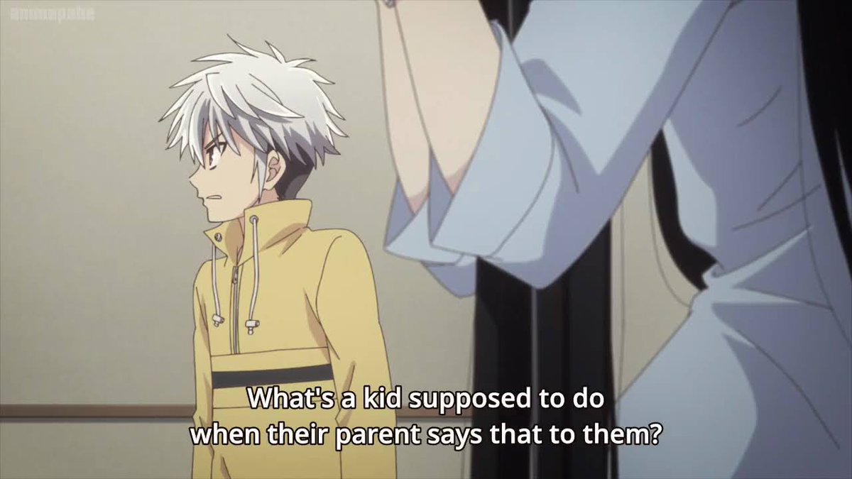 YES HARU LET THEM HEAR IT THEY DON'T UNDERSTAND ANYTHING THEY DON'T UNDERSTAND RIN HOW MUCH SHE'S SUFFERING!!!  #fruitsbasket