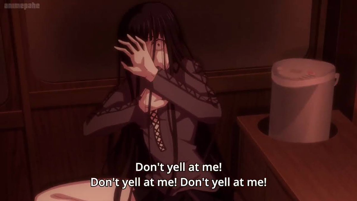 Oh dear lord the fear in her eyes just gave me a chills she is so scared my dear Rin  #FruitsBasket