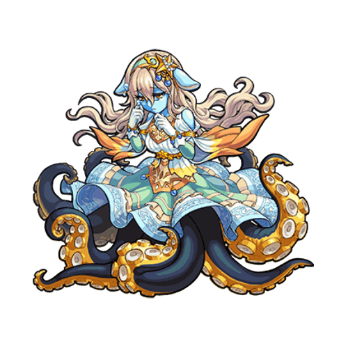 虎月 鈴月堂 公式 人外みのあるタコな女の子見つけてきました モンストのスキュラ けどやっぱり数が少ない