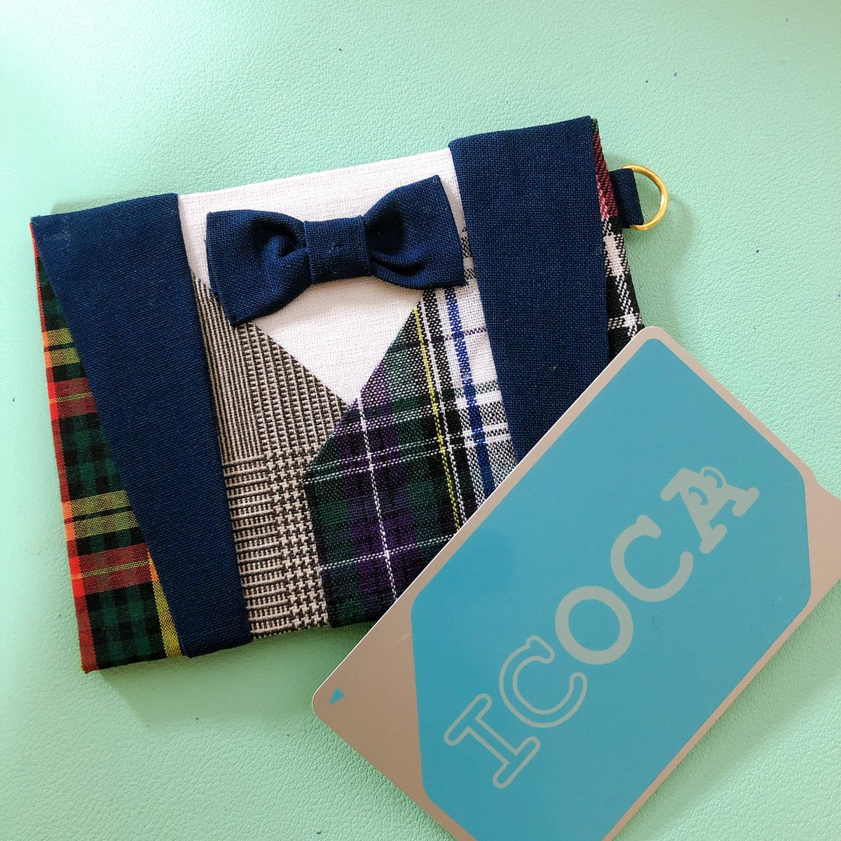 Yuka Pa Twitter カルトナージュ新作 スマホケースの衣装シリーズを パスケースに こちらは 5 にのちゃんバージョン 嵐 手作りパスケース