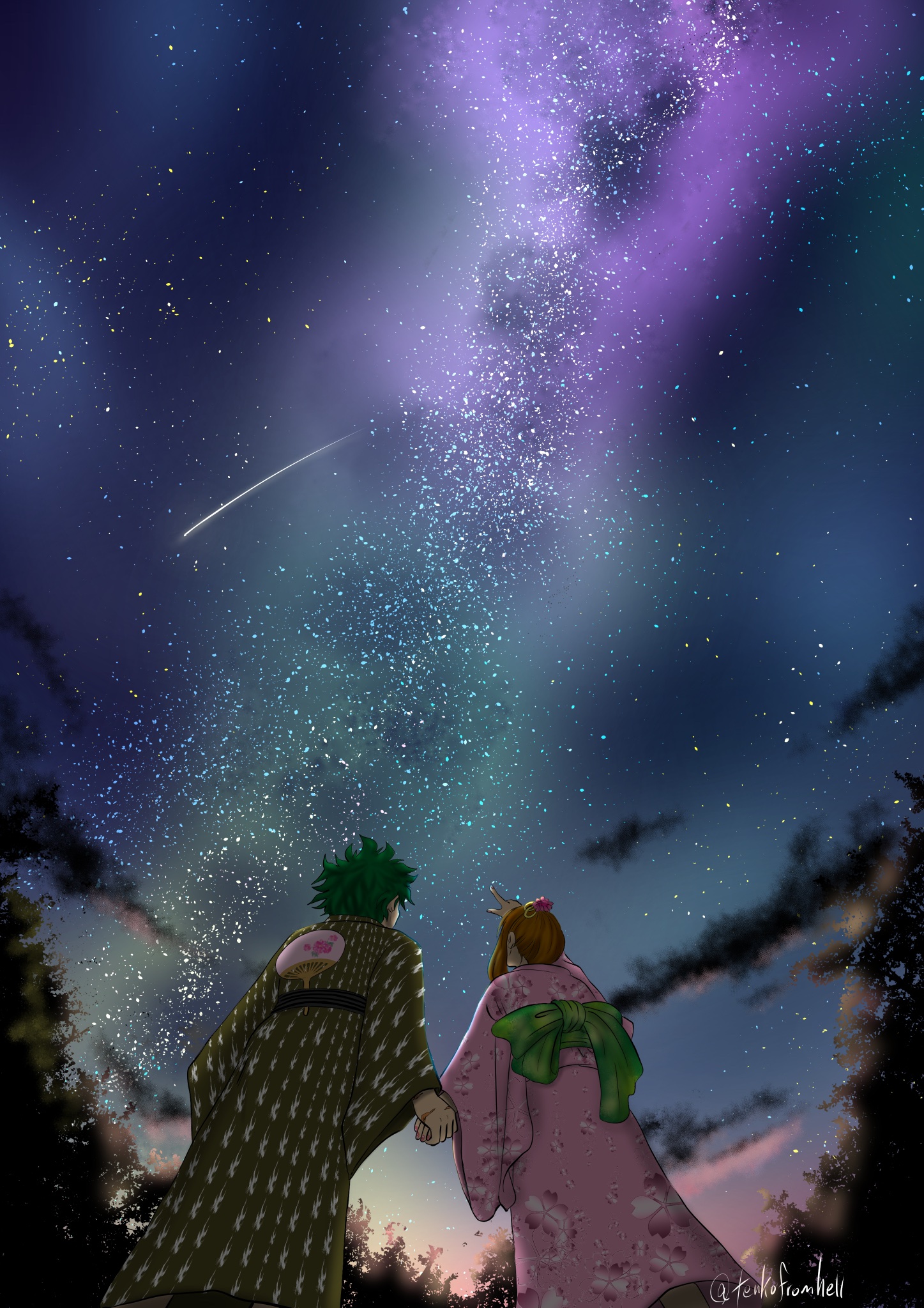纏譁 夏のデク茶0810 浴衣で星空デート T Co Drwibaukm2 Twitter