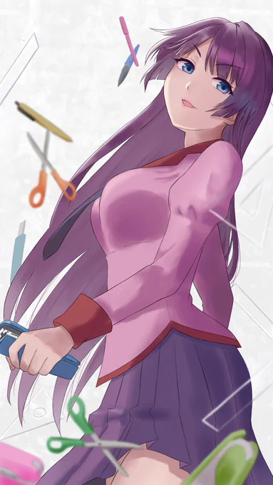 戦争をしましょう、の頃の戦場ヶ原ひたぎ。 