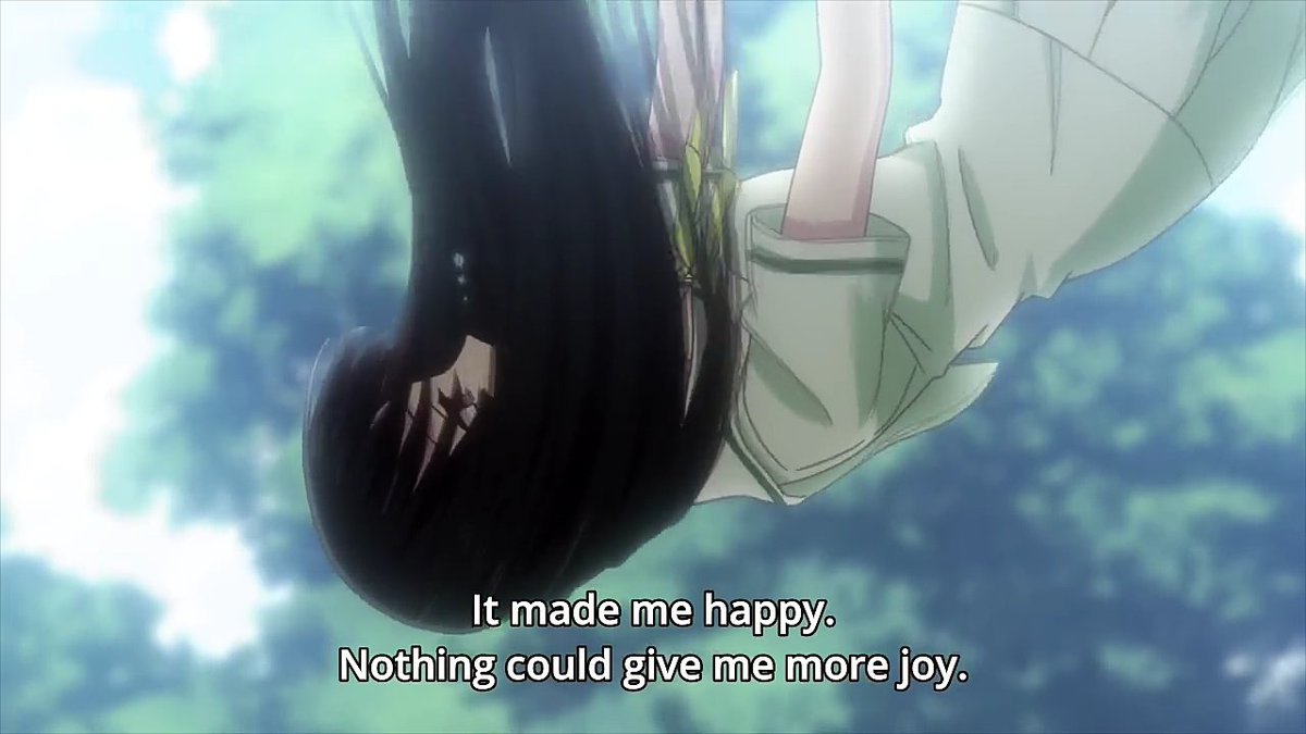 This scene  I watched it over and over again it just me cry feel so much pain I just can't express it into words! Akito why does she do these kinds of things  #FruitsBasket