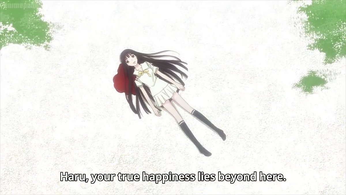 This scene  I watched it over and over again it just me cry feel so much pain I just can't express it into words! Akito why does she do these kinds of things  #FruitsBasket