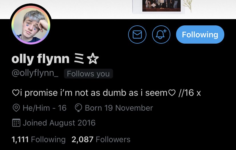 firstly i’d like to state this was how my bio looked at the time this all went down with my age listed twice in both my description and location just incase a “he didn’t know ur age” argument ever appears