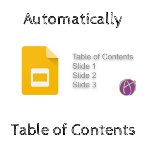 alicekeeler's tweet image. AUTOMATICALLY Create a Linked Google Sides Table of Contents - alicekeeler.com/2020/08/07/sli…