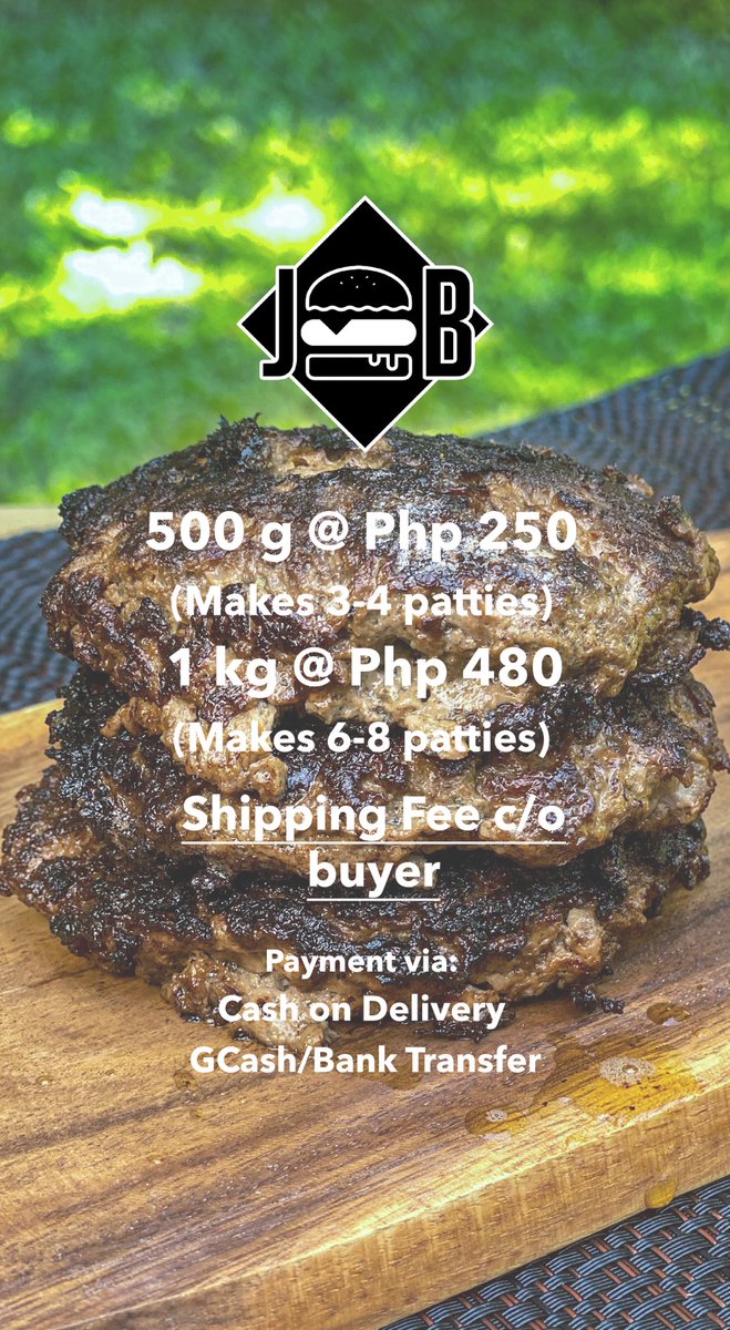 Best homemade burgers you’ll ever try!!! DM to place your orders! 🍔