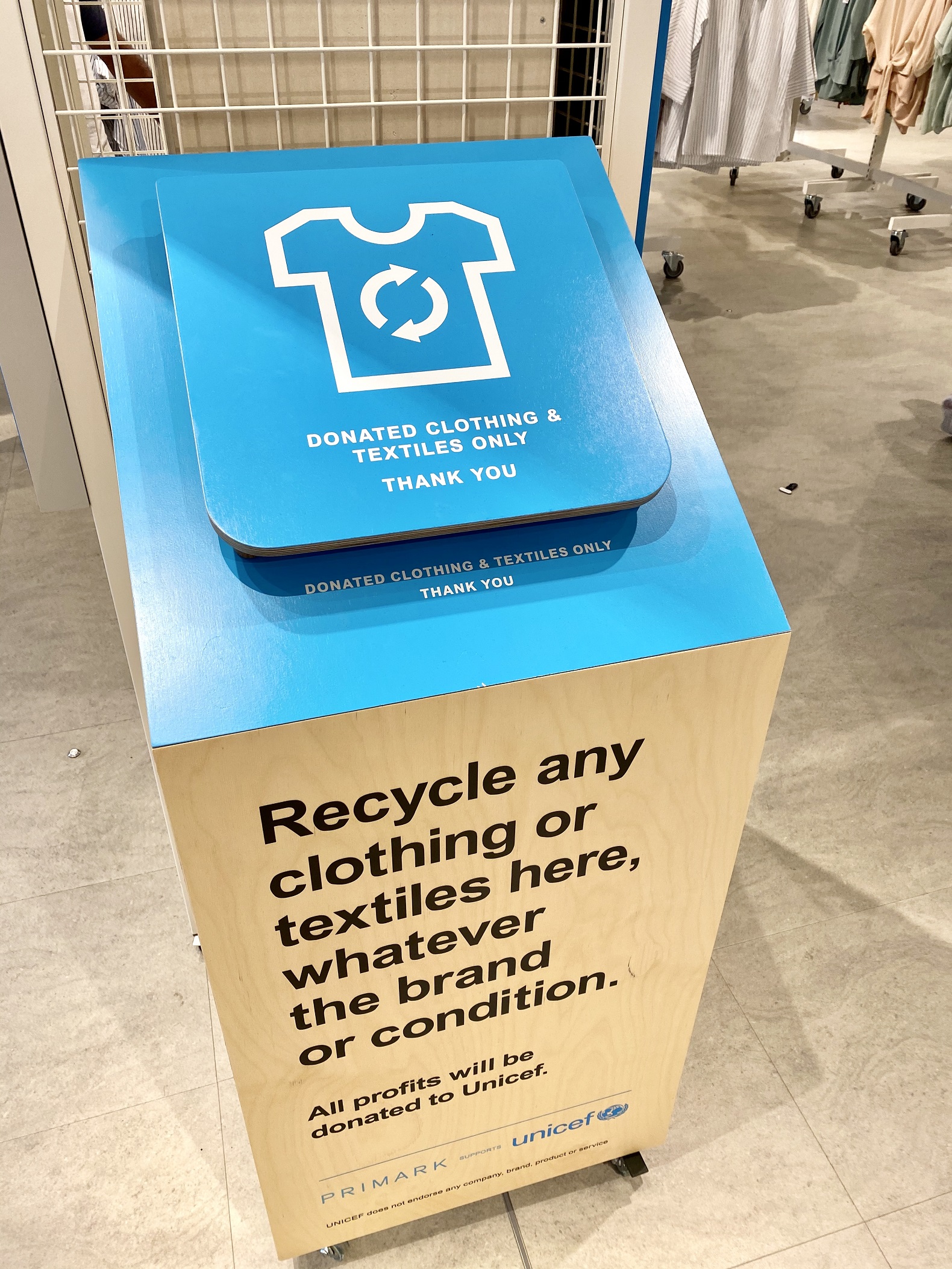 centre:mk on Twitter: "Primark have just launched their In-Store Recycling Scheme, where customers can now recycle any brand of pre-loved clothing or textiles.💚 All donated items will be reused, recycled or repurposed,