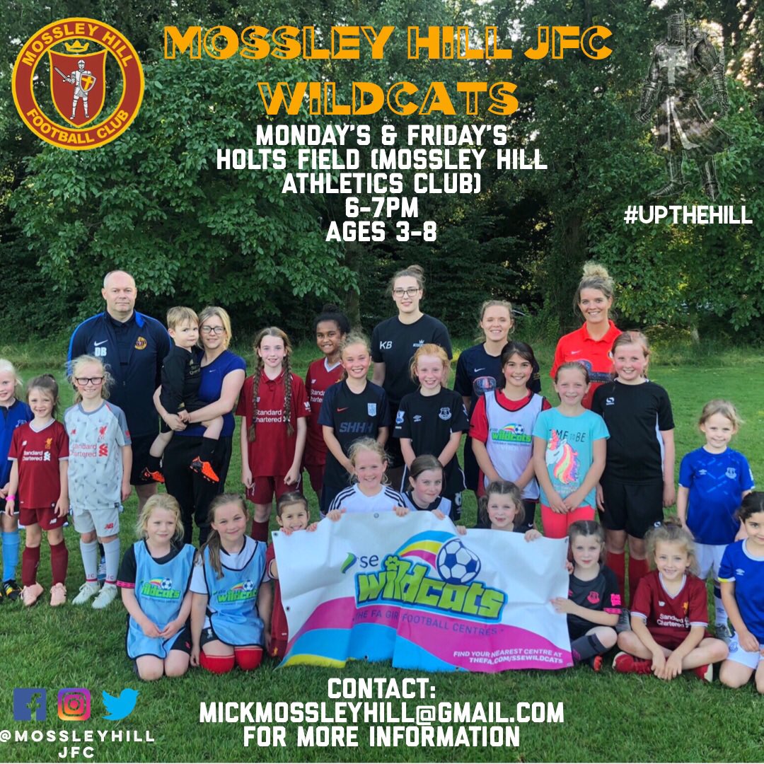 Return of our community & wildcat sessions tomorrow 6-7pm on holts field (mossley hill athletic club) All abilities welcome. Contact mickmossleyhill@gmail.con for more info #mossleyhill #community #wildcats #grassrootsfootball
