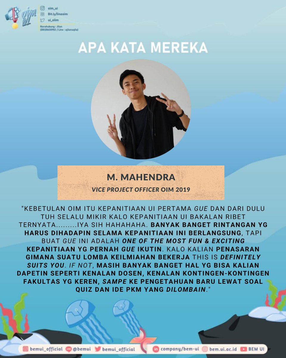 OIM UI 2020 tweet media