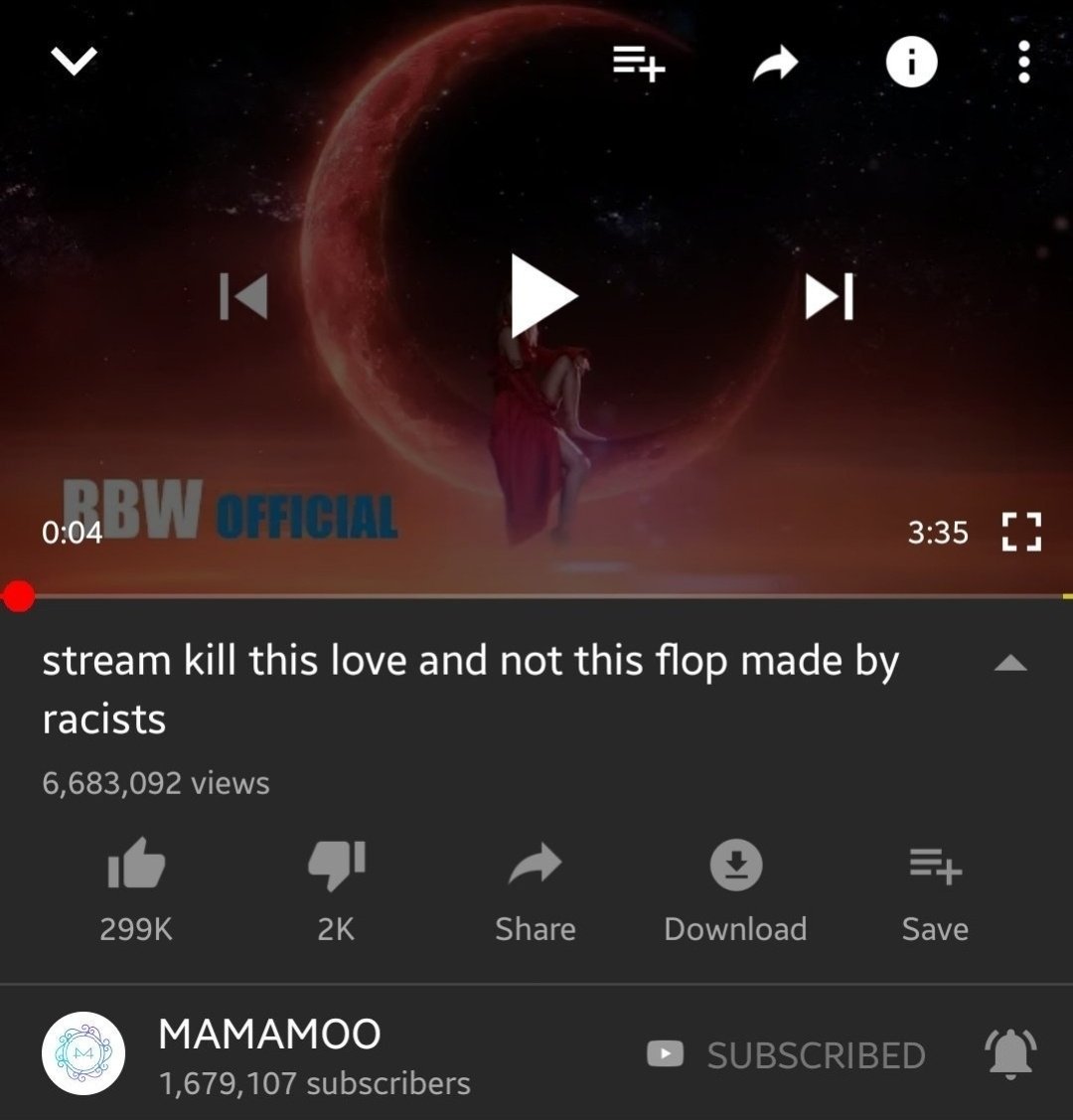 Ant*s hacked Mamamoo's Youtube account and changed their MV titles and descriptions into hateful, triggering things.