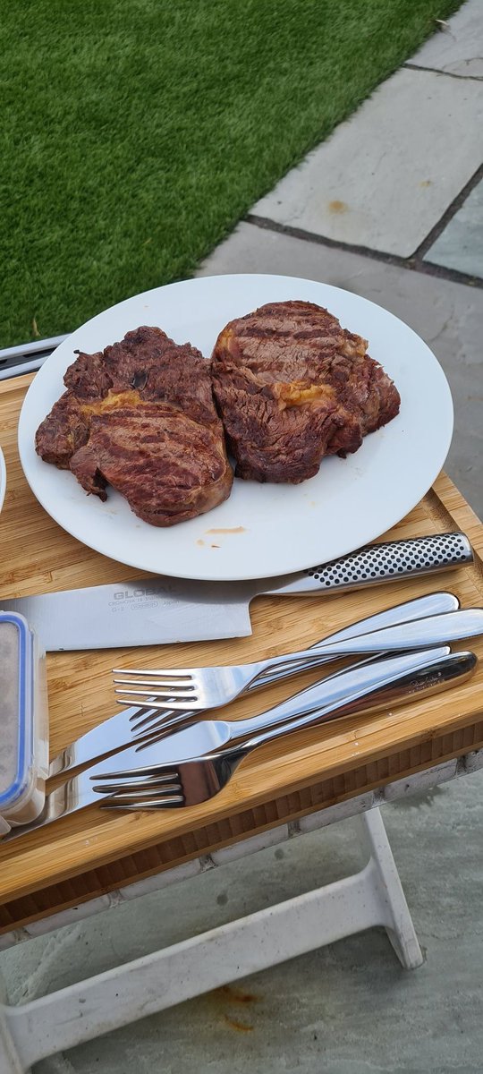 Inspired by @BaratxuriBar #olddairycow bloody amazing steak from <a href="/m/">Mika</a>.r.cook.butcher