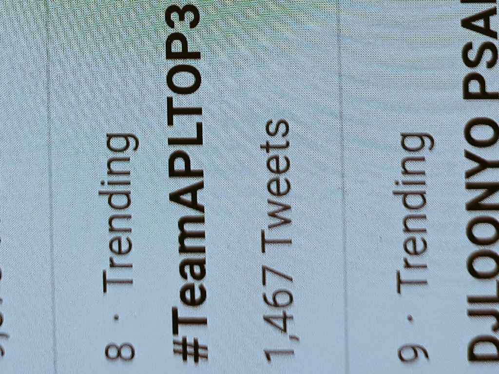 abby5778's tweet photo. #TeamAPLTOP3 is still trending nationwide!!! Congrats @luckymanzano & Team @TheVoiceABSCBN 🙏🙏🙏👏👏👏❤❤❤ https://t.co/xVytc6yixA