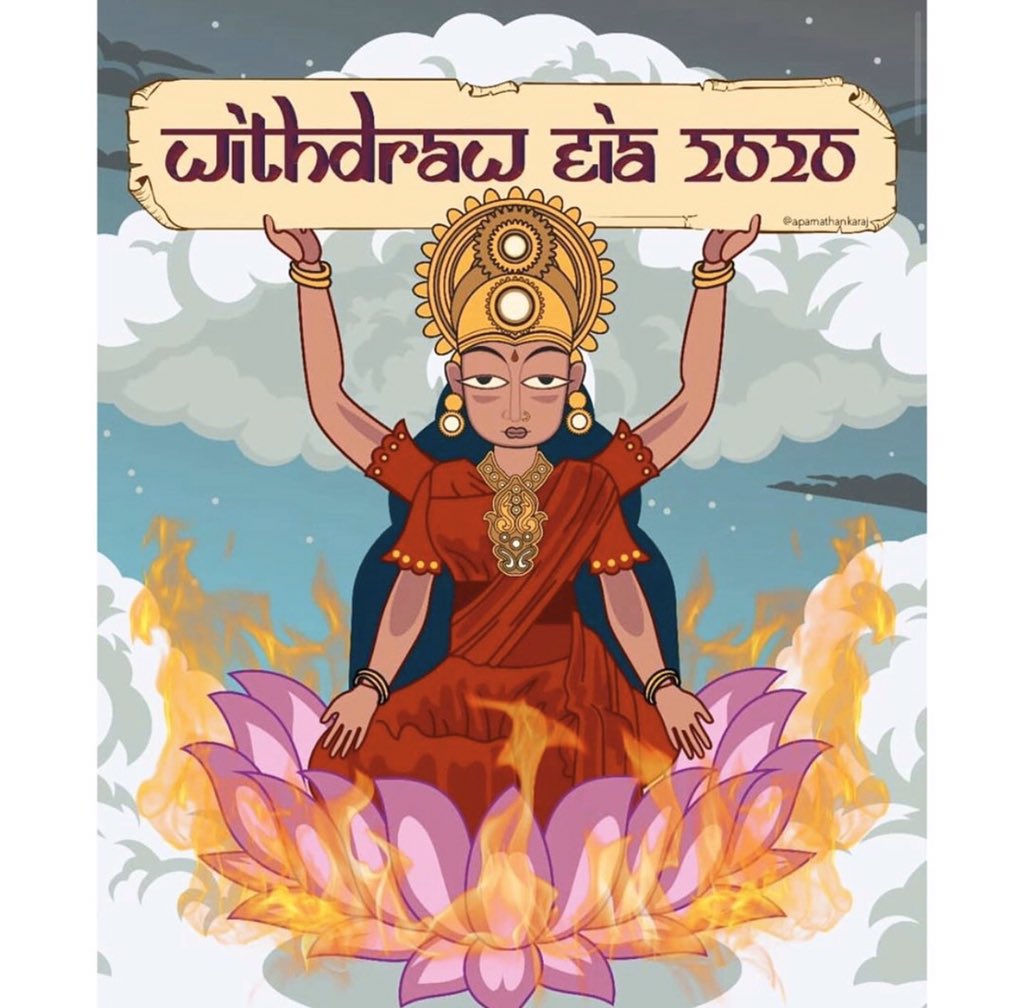 AyushSaraswathy's tweet photo. We will fight until our last days to protect our Earth 🌍 ASAP
#WithdrawEIA2020
#WithdrawDraftEIA2020 
#WithdrawDraftEIA https://t.co/fE4fUkEZ71