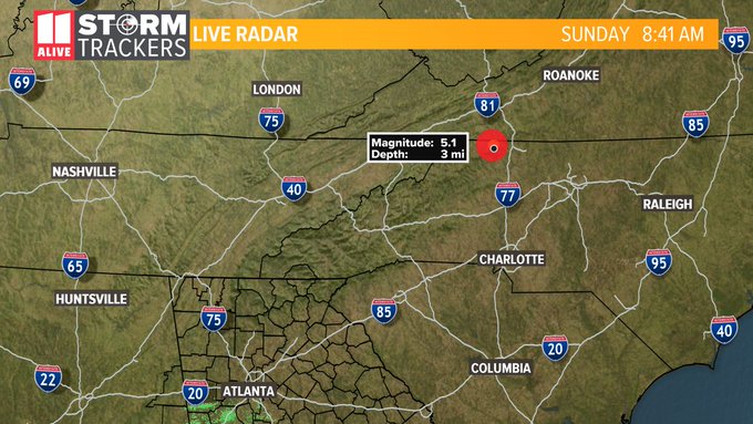 Virginia Earthquake 2022 Christmas Earthquake Felt In Atlanta, Parts Of North Georgia Sunday | 11Alive.com