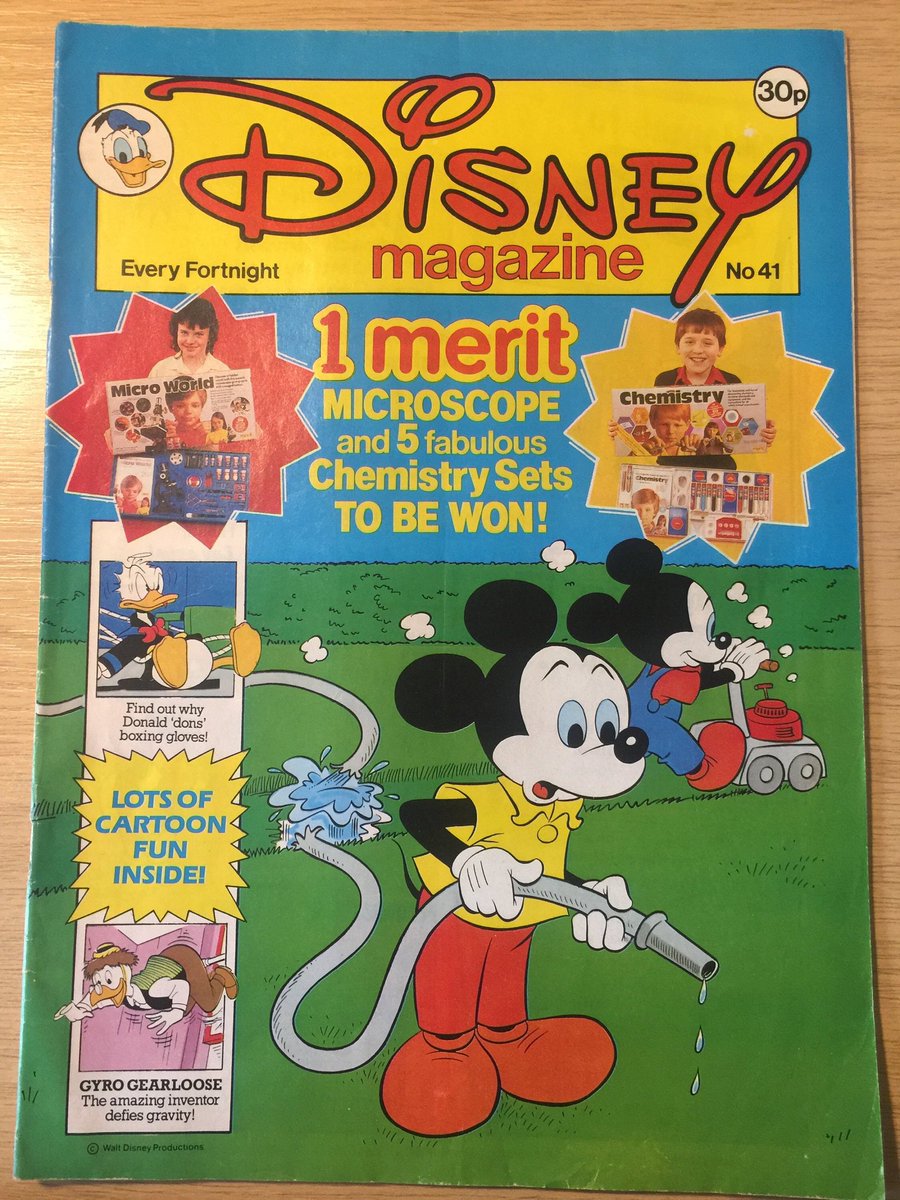 WatsonsVintage's tweet photo. A FABULOUS LITTLE VINTAGE 1985 BIRTHDAY GIFT FOR A DISNEY FAN AVAILABLE IN my #etsyshop: Rare Vintage From 1985 - 'Disney Magazine' No 41 - Comic Strip Stories - Collectable - Nostalgic Birthday Gift - Walt Disney Fan Gift https://t.co/7n1Vr84Tu0 #Vintage #DisneyMagazine #1985 https://t.co/wO7tmLxPzB